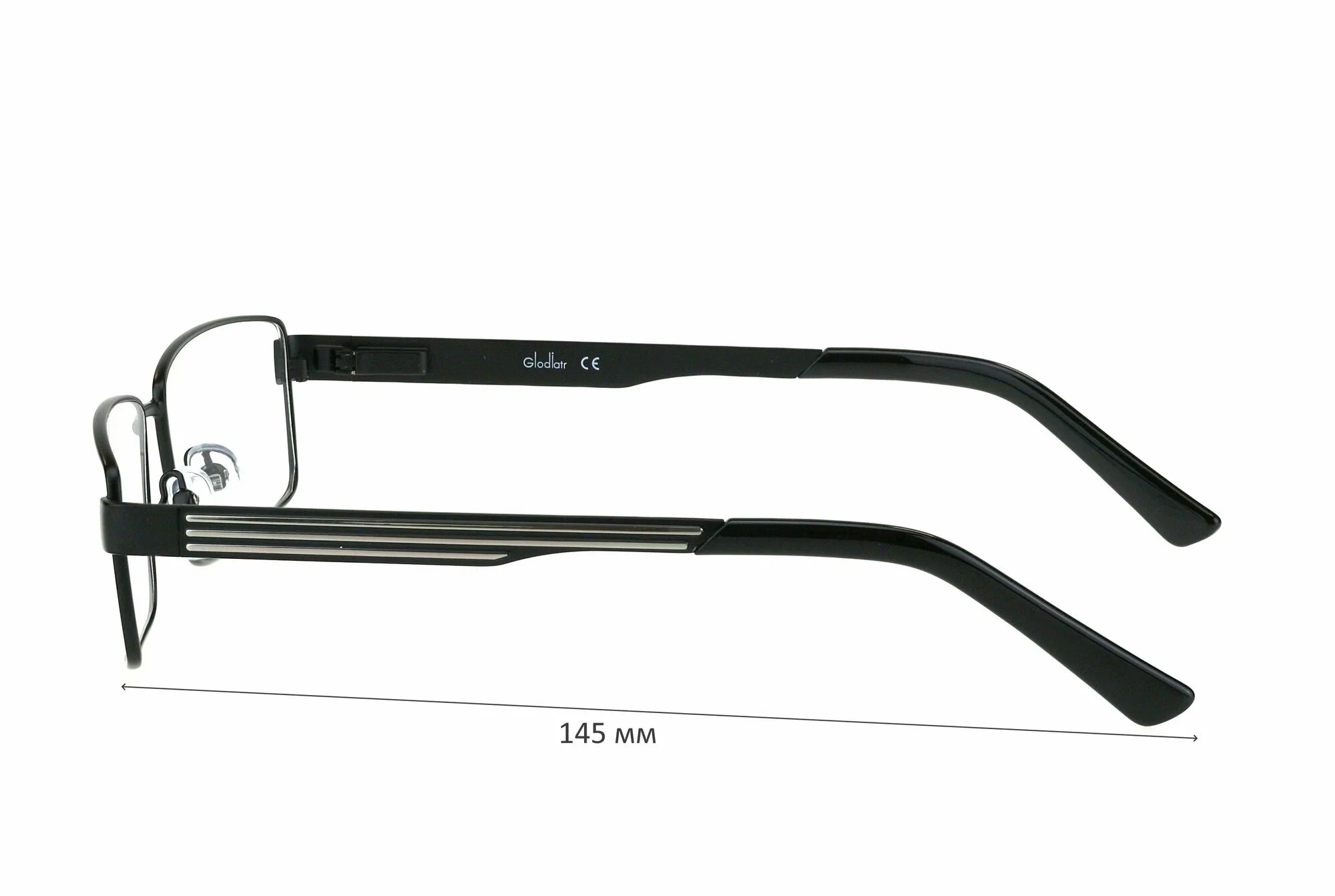 Готовые очки для зрения с футляром на магните GLODIATR мод. 1952 Цвет 6 с линзами ECOPLUS 1.56 HMC -2.50 РЦ 66-68