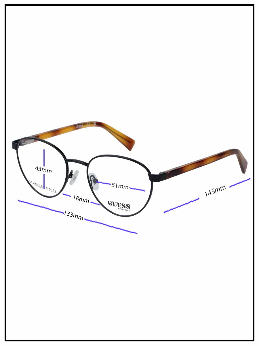 Оправа для очков мужская GUESS 8282/001