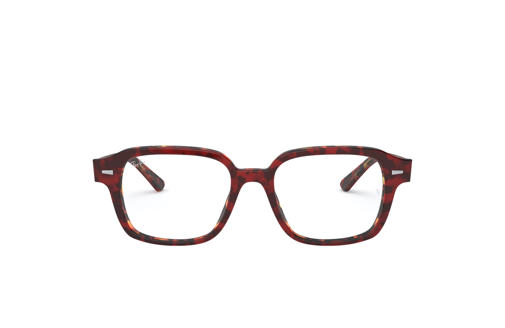 Мужская, женская оправа для очков Ray-Ban RX 5382 5911, цвет: красный, прямоугольные, пластик