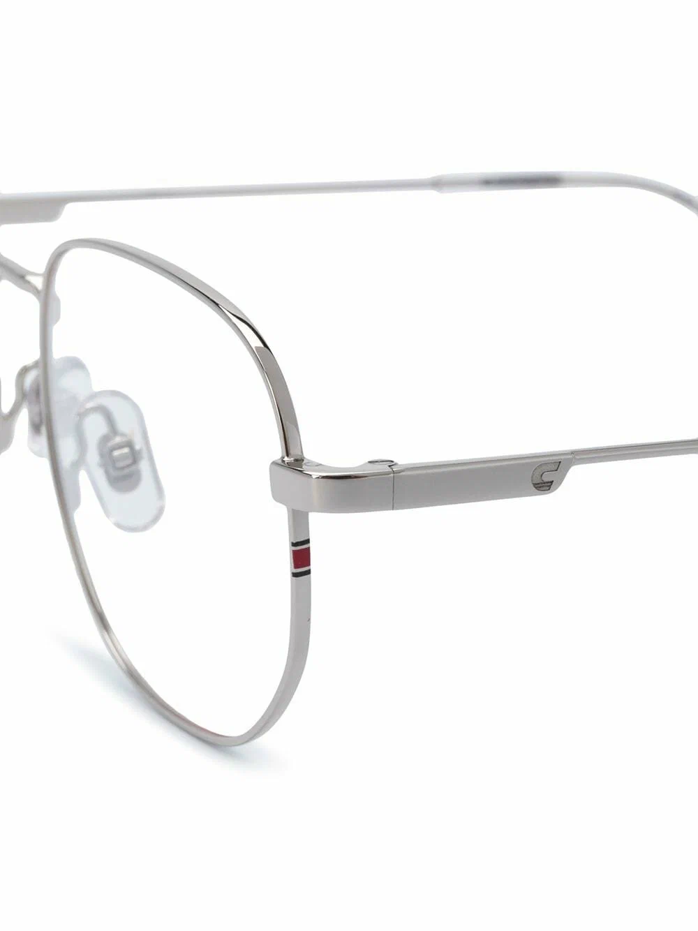 Оправа для очков Carrera - Прямоугольные очки Очки и оправы - Унисекс - 100% металл - 49 - Серебряный