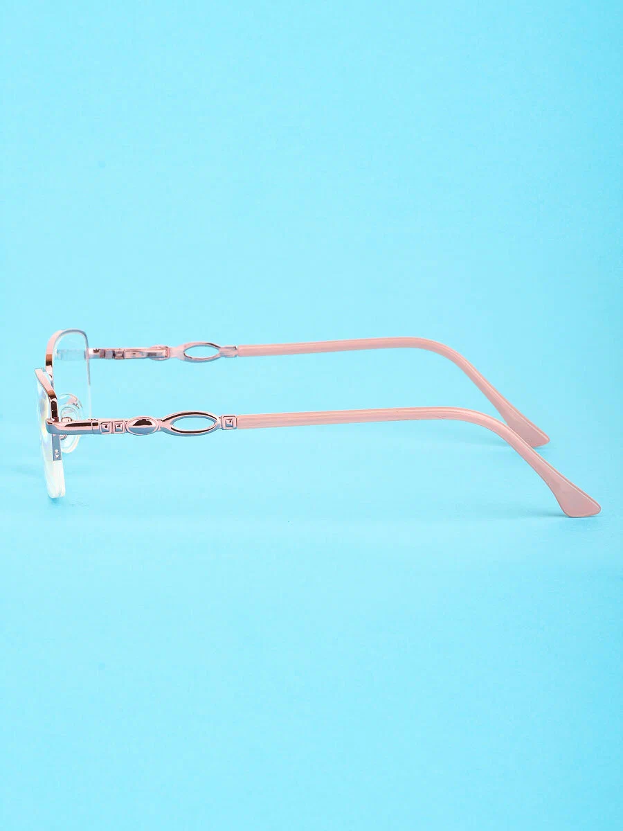 Готовые очки для чтения розовые с диоптриями +1.50 футляр