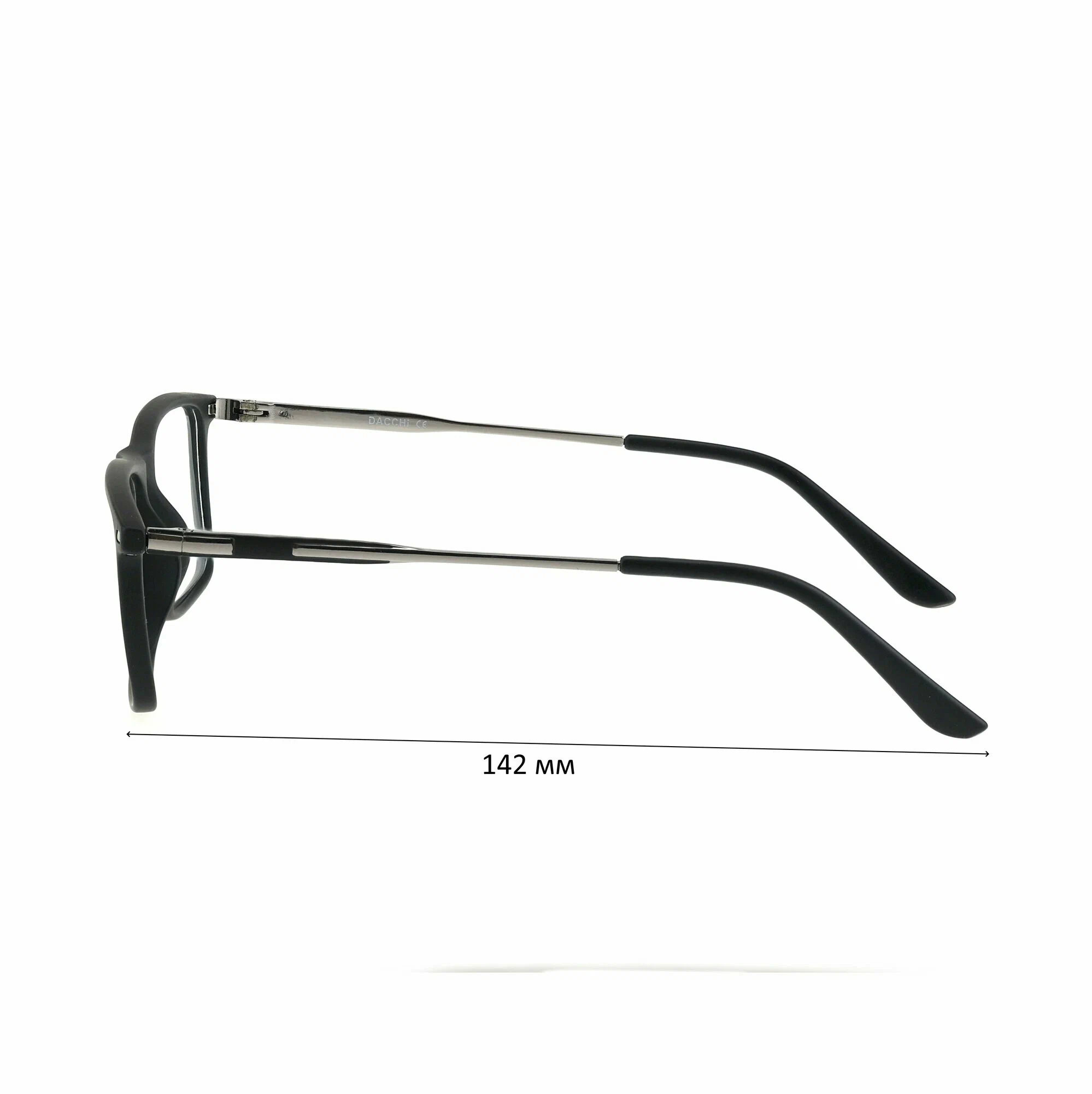 Готовые очки для зрения с футляром-змейка DACCHI мод. 37407 Цвет 1 с линзами ECOPLUS 1.56 HMC -2.25 РЦ 60-62