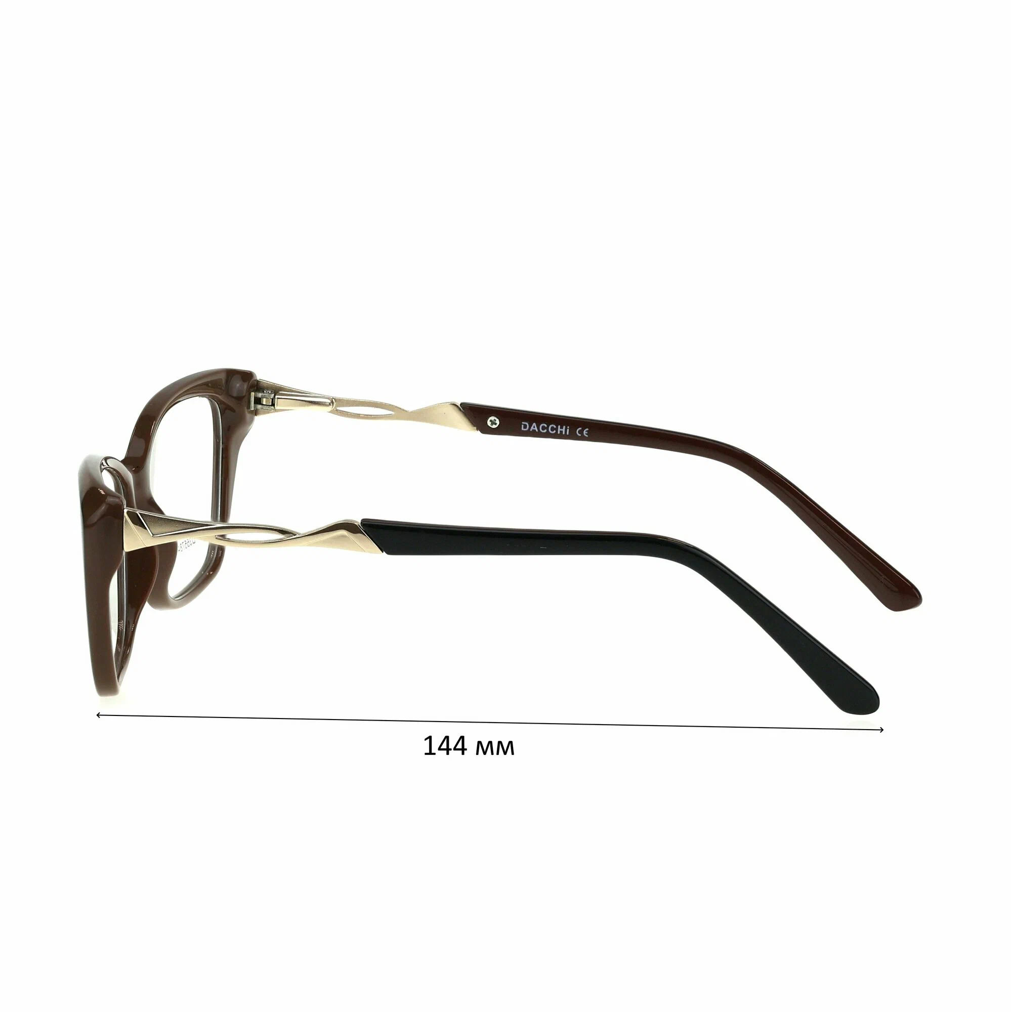 Очки для чтения с футляром-змейка DACCHI мод. 35578A Цвет 6 с линзами ECOPLUS 1.50 UC +2.75 РЦ 62-64