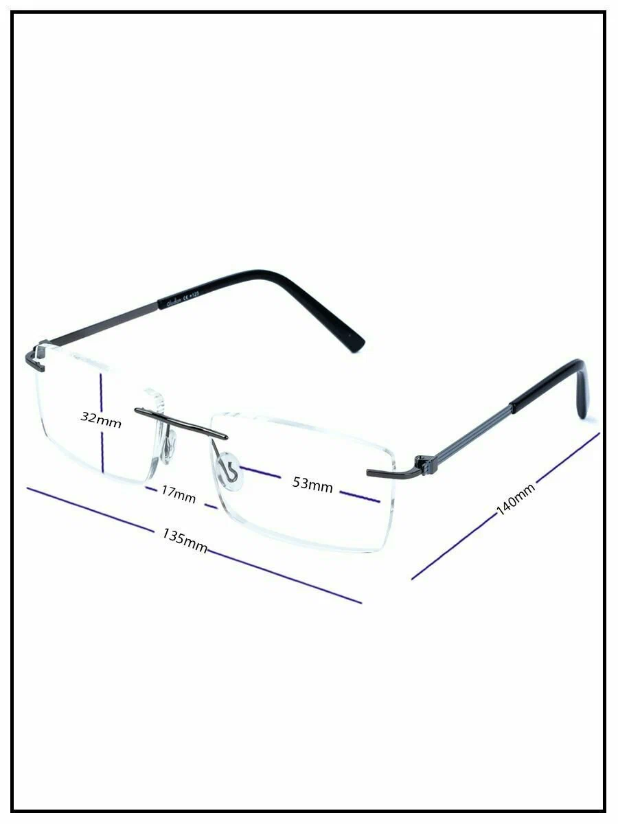 Готовые очки для зрения мужские с диоптриями -2.0