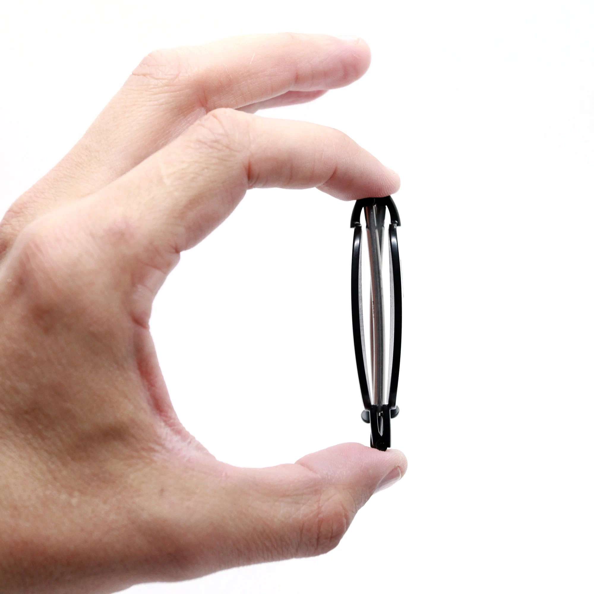 Складные готовые Готовые очки для зрения-чтения (+3.00) GLODIATR G108, цвет черный, РЦ 62-64