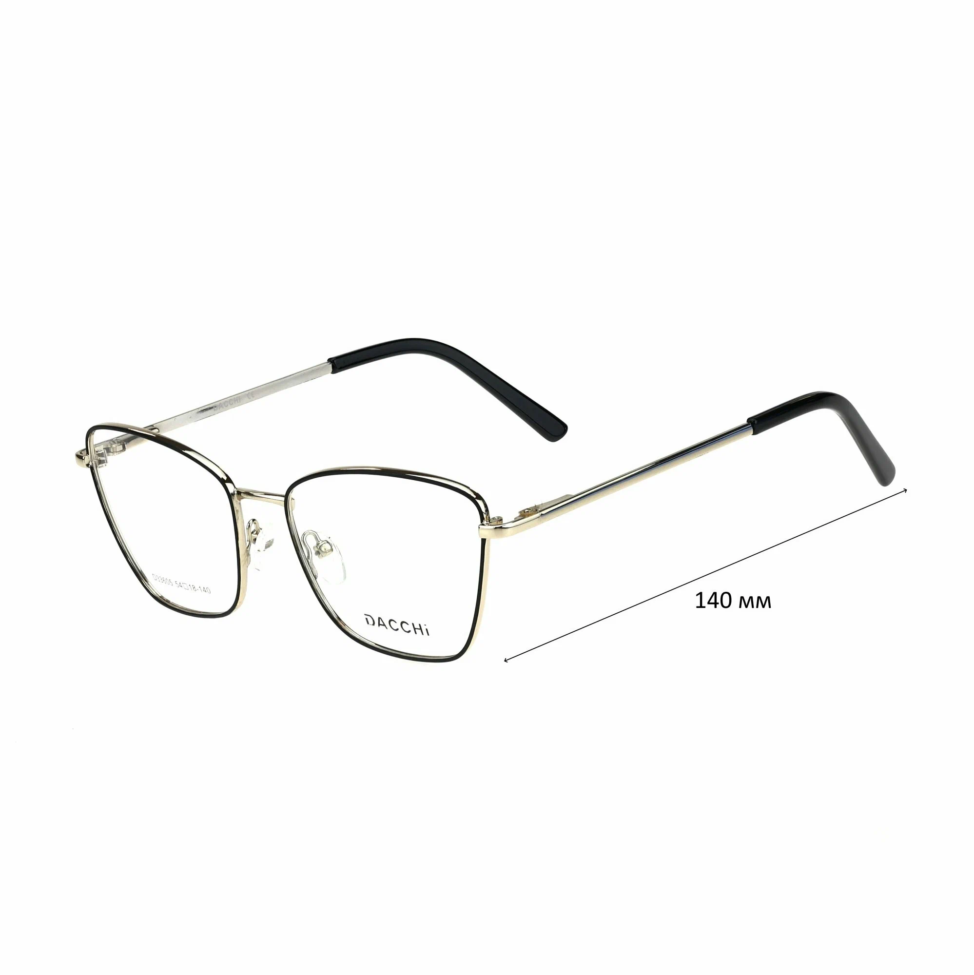 Очки для чтения с футляром-змейка DACCHI мод. 33605 Цвет 1 с линзами ECOPLUS 1.50 UC +0.25 РЦ 62-64