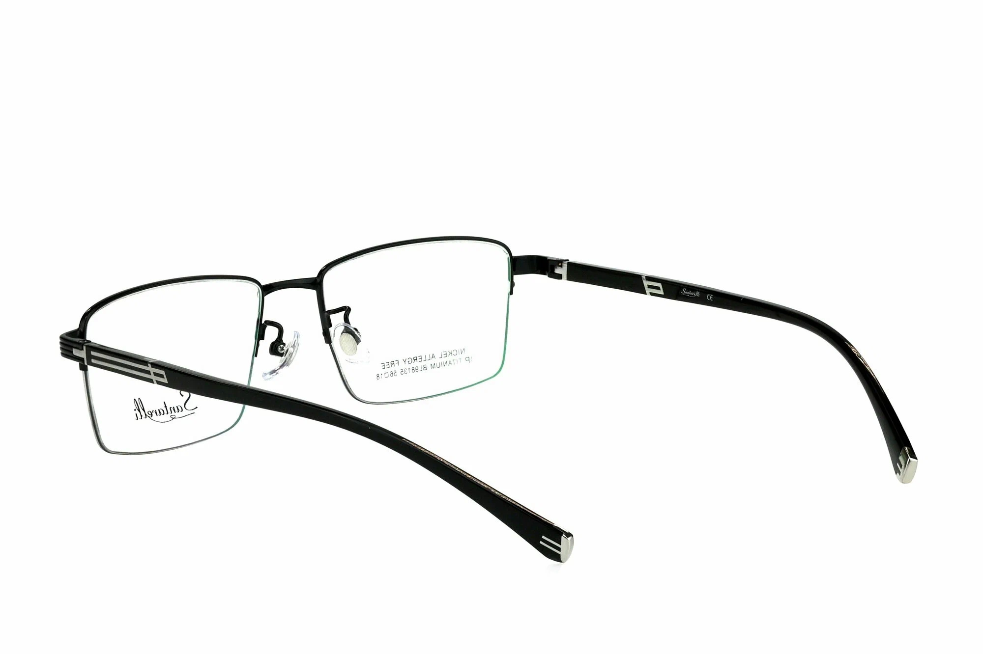 Готовые очки для зрения с футляром на магните SANTARELLI мод. 98135 Цвет 1 с линзами ECOPLUS 1.56 HMC -3.00 РЦ 64-66