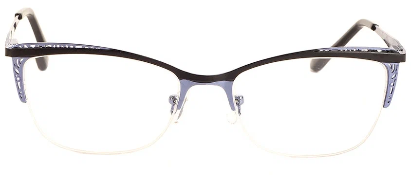 Готовые Готовые очки для зрения фиолетовые с диоптриями -4.00 футляр