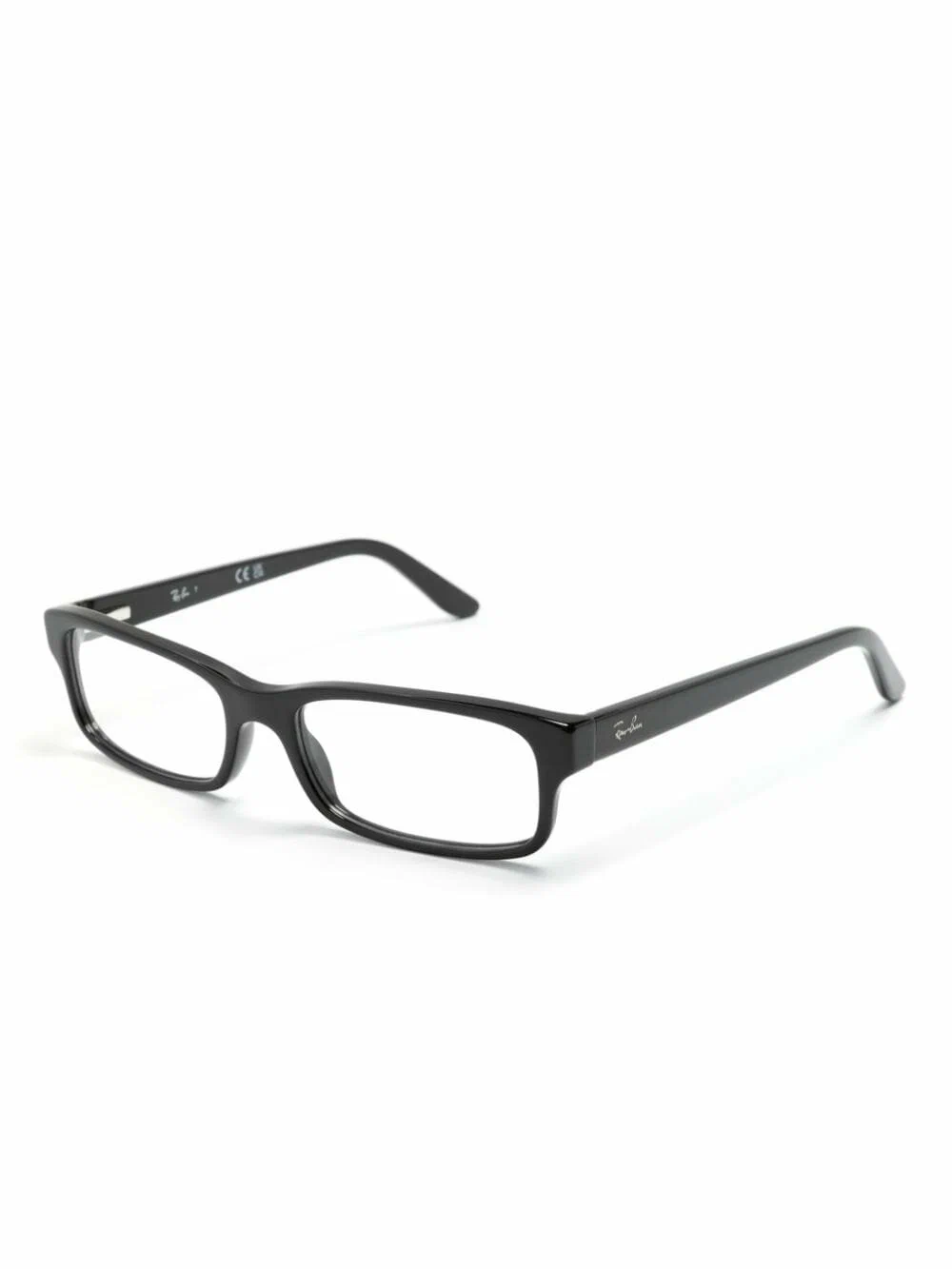 Ray-Ban - Квадратные очки с выгравированным логотипом - Унисекс - 50 - Черный