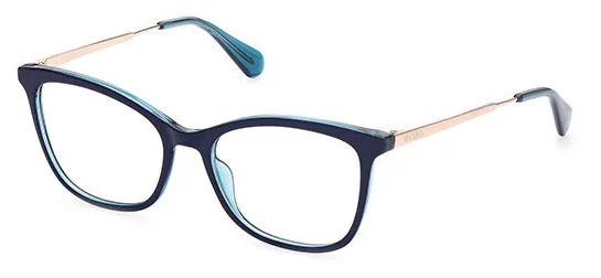 Женская оправа для очков Max&Co MO 5051 092, цвет: синий, шестиугольные, пластик