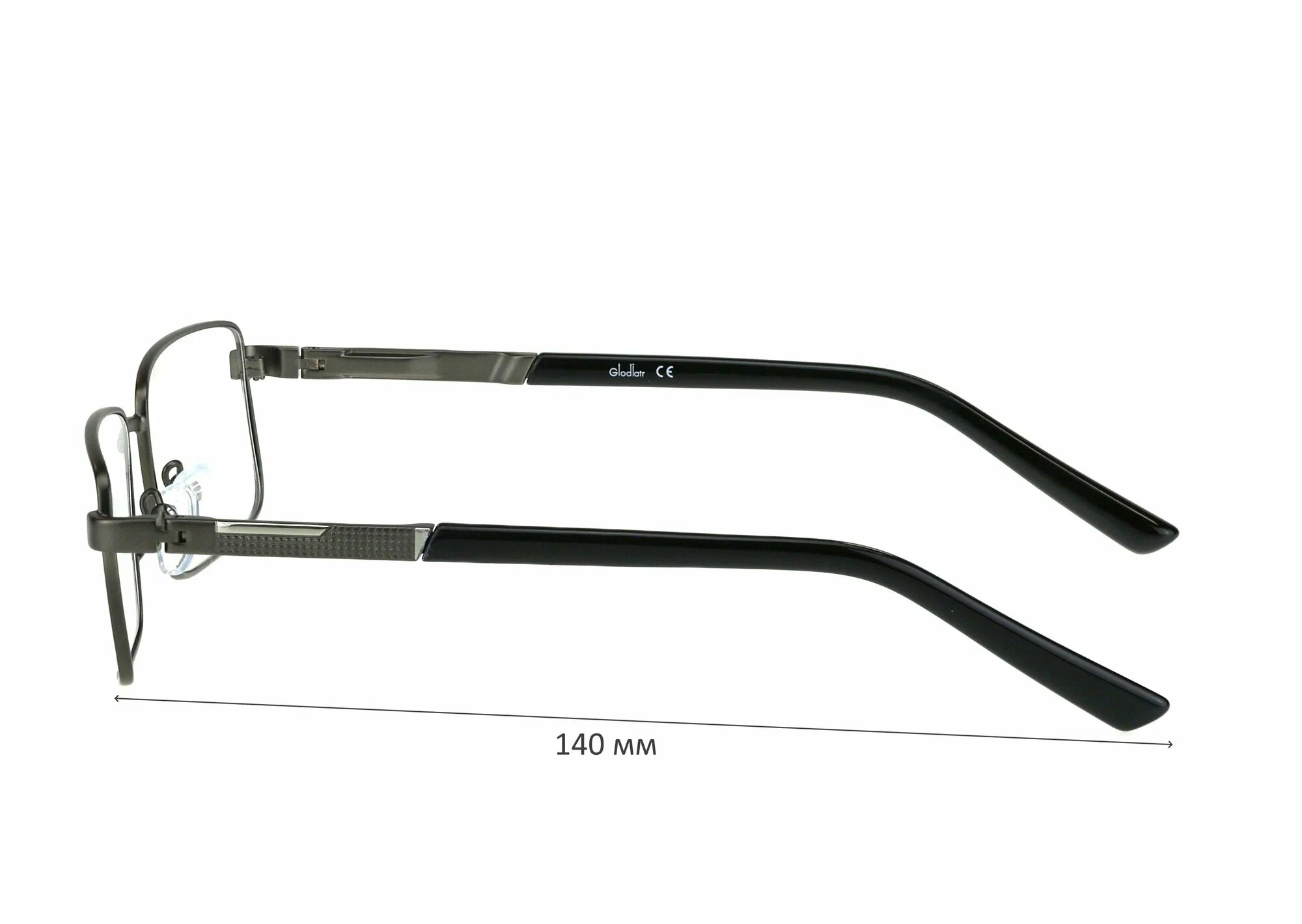 Готовые очки для зрения с футляром на магните GLODIATR мод. 1982 Цвет 3 с линзами ECOPLUS 1.56 HMC -2.50 РЦ 60-62