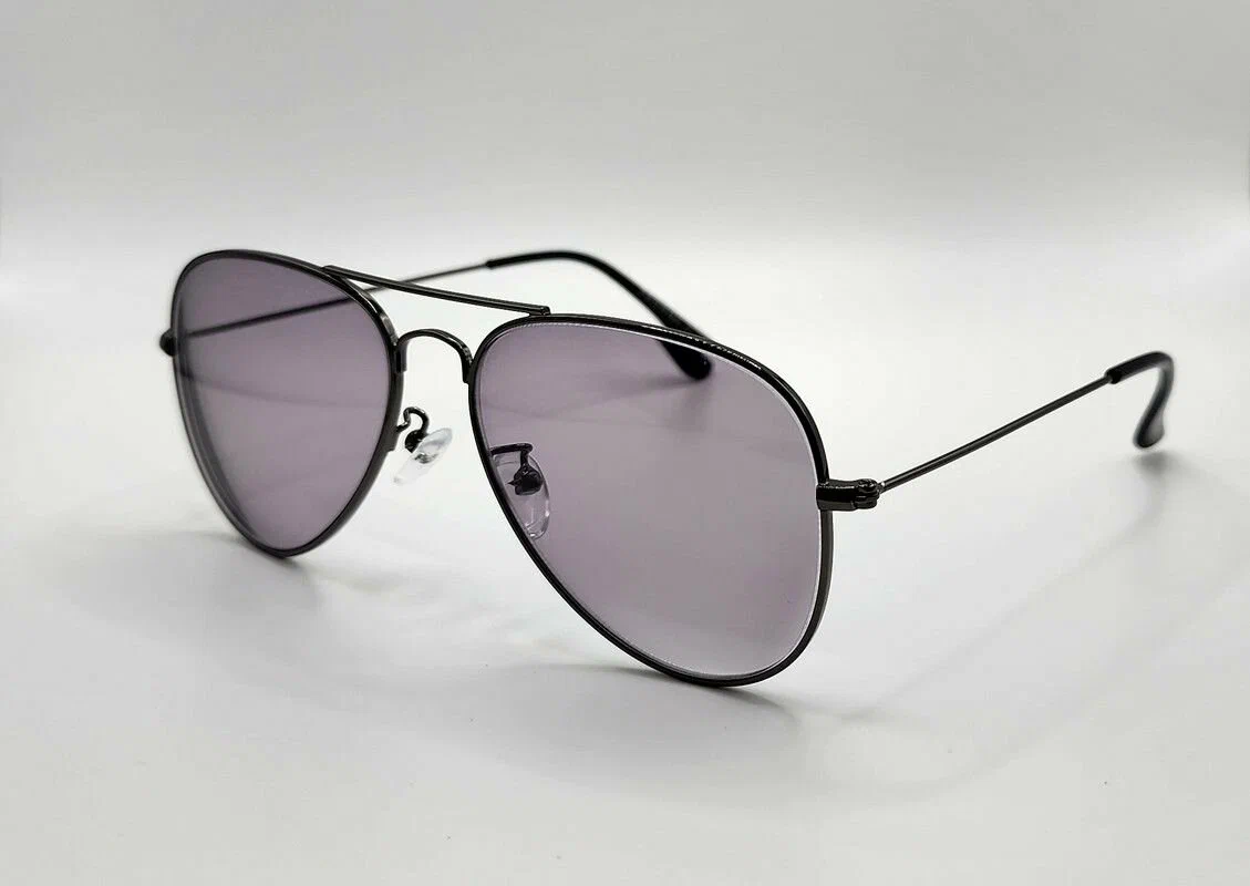 Готовые Готовые очки для зрения с фотохромными линзами, титановые "хамелеон" мужские/женские PЦ 62-64 мм, -2.5