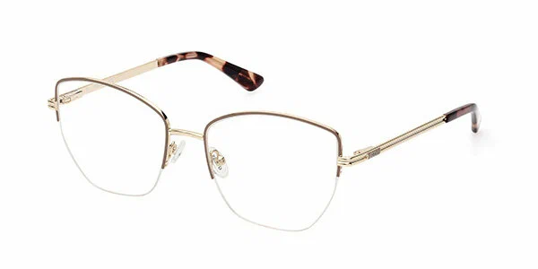 Женская оправа для очков Guess GU 2939 057, цвет: бежевый, прямоугольные, металл