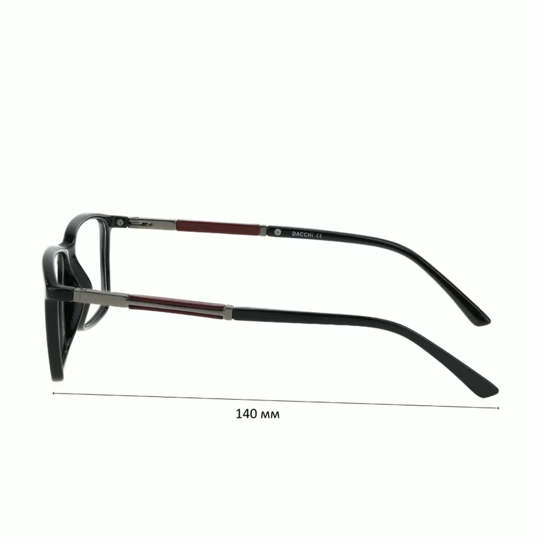 Очки для чтения с футляром-змейка DACCHI мод. 37364 Цвет 1 с линзами ECOPLUS 1.56 HMC +2.00 РЦ 62-64