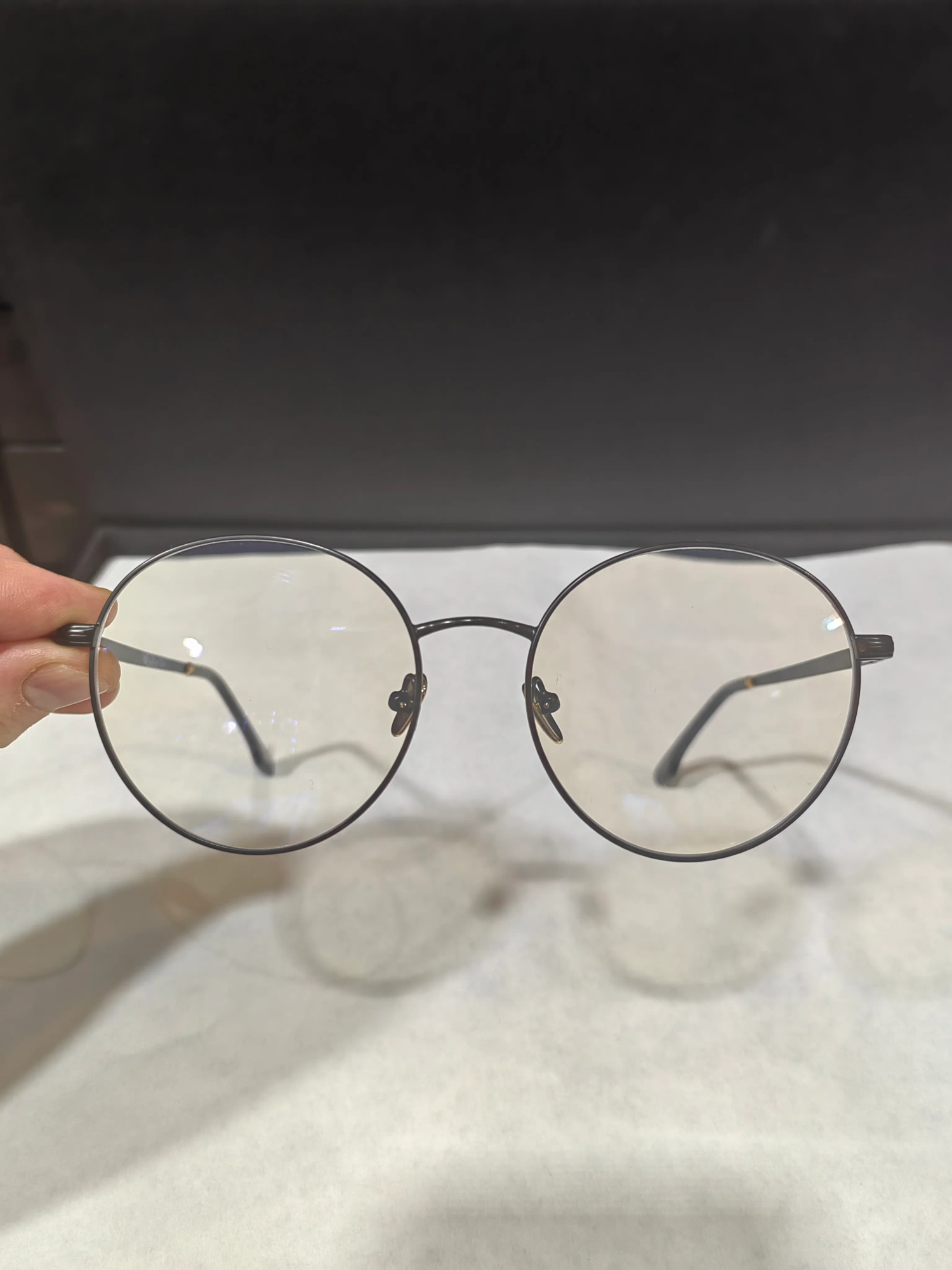 Круглая оправа для женских очков
