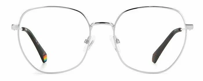 Женская оправа для очков Polaroid PLD D450 010, цвет: серый, бабочка, металл