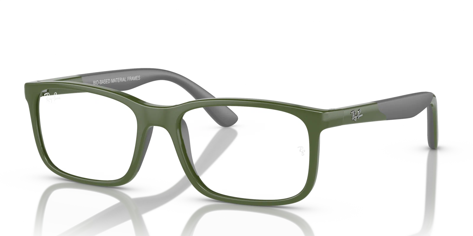 Детская оправа для очков Ray-Ban RY 1621 3932, цвет: зеленый, квадратные, ацетат