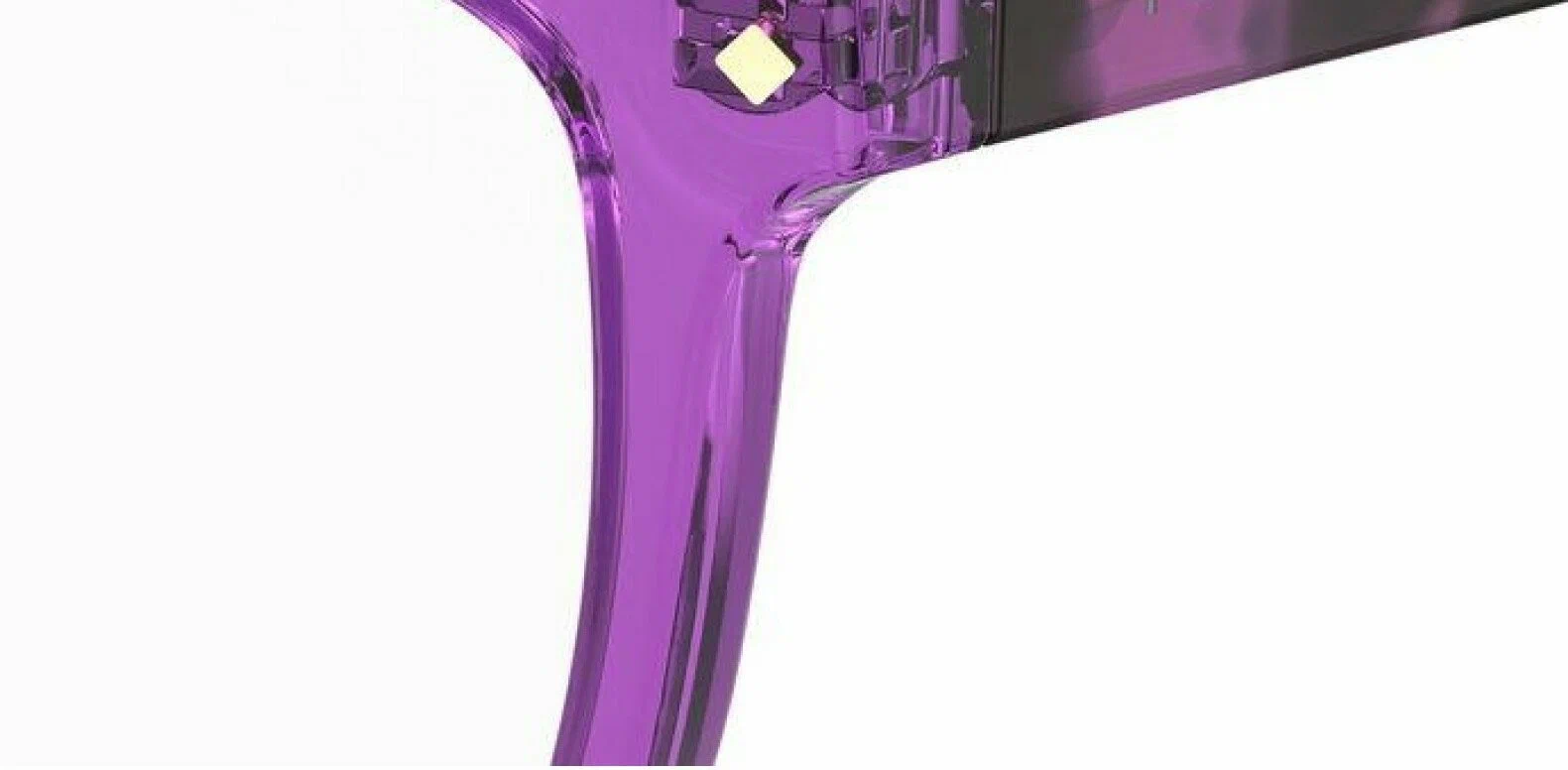 Женская оправа для очков Polaroid PLD D338 B3V, цвет: фиолетовый, прямоугольные, пластик