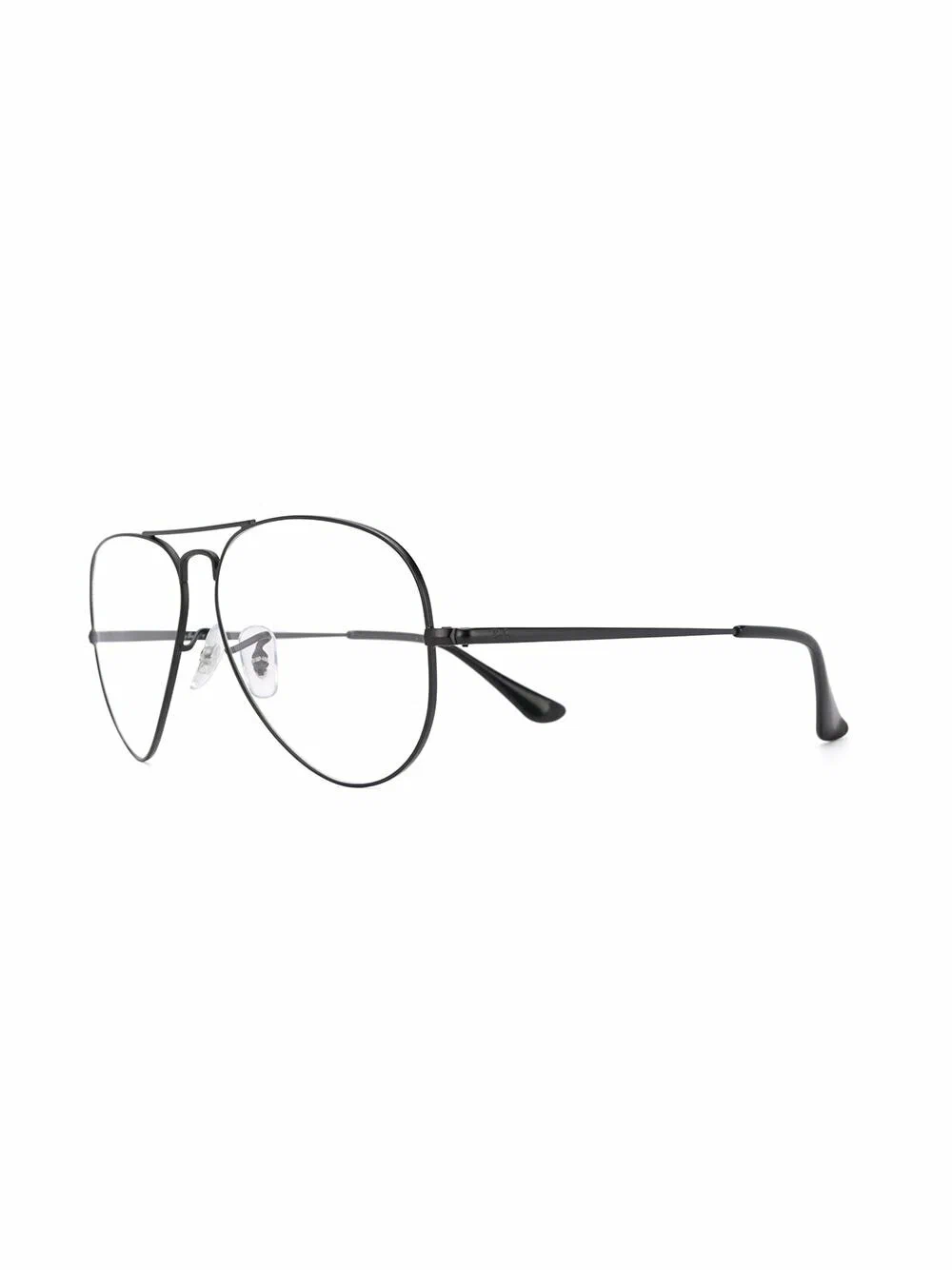 Ray-Ban - большие очки в круглой оправе - Унисекс - 55 - Черный