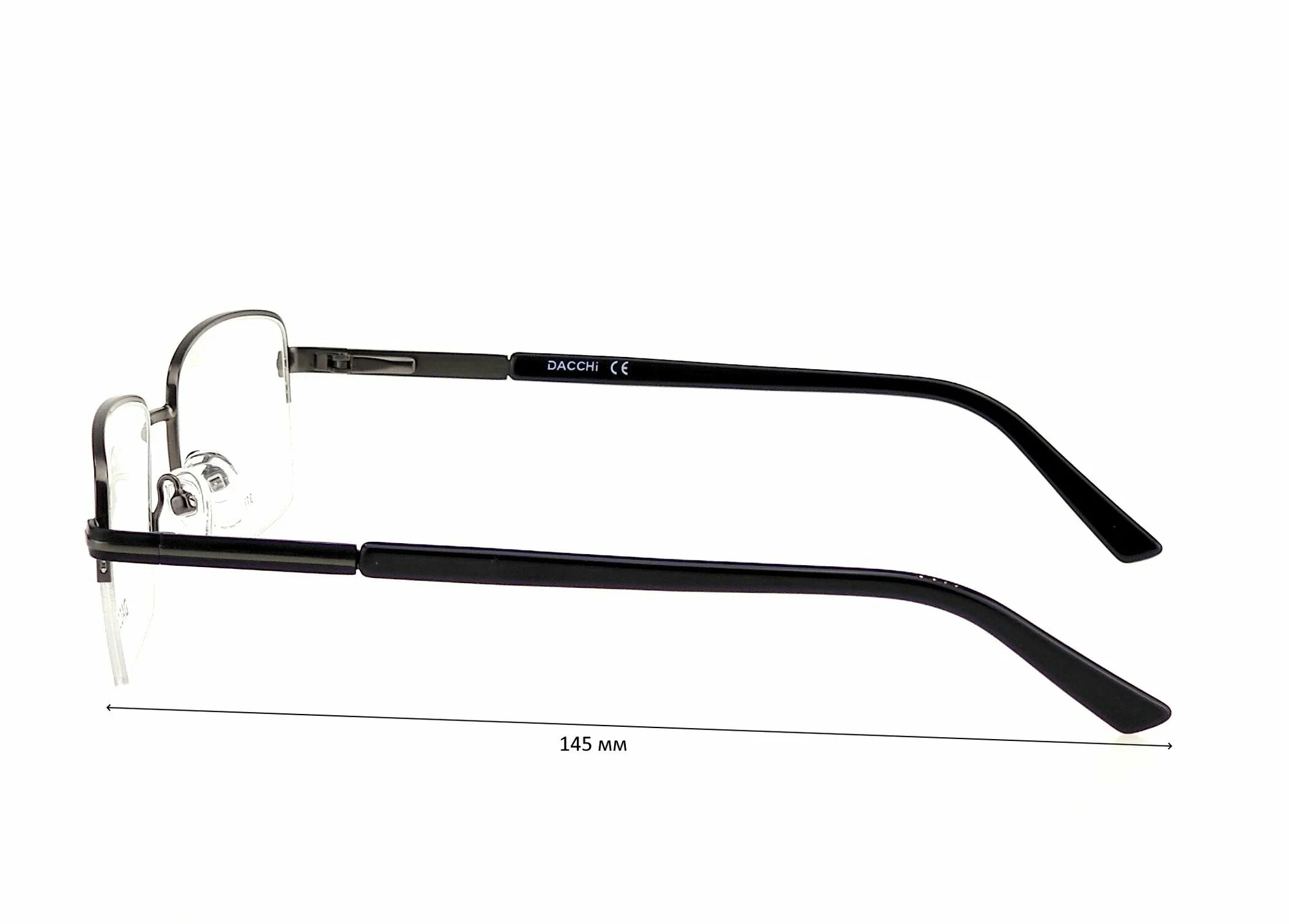 Фотохромные очки для чтения с футляром-змейка DACCHI мод. 31180 Цвет 3 с линзами NIKITA 1.56 Colophony GRAY, HMC+ +1.00 РЦ 68-70