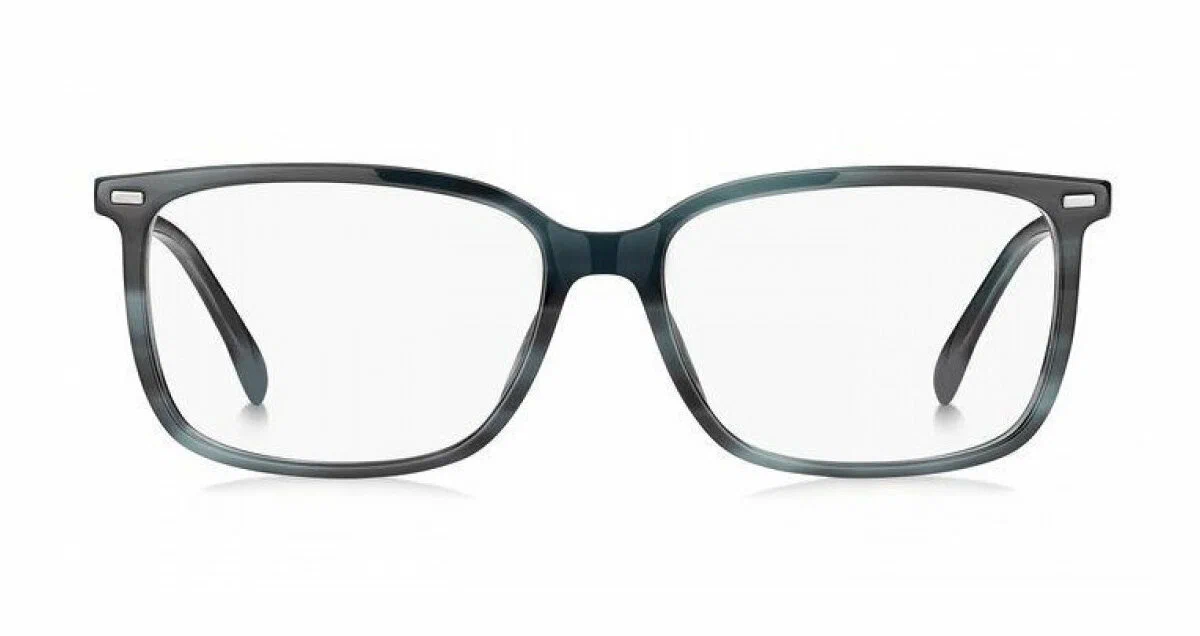 Женская оправа для очков Hugo Boss 1217/F 38I, цвет: серый, бабочка, пластик