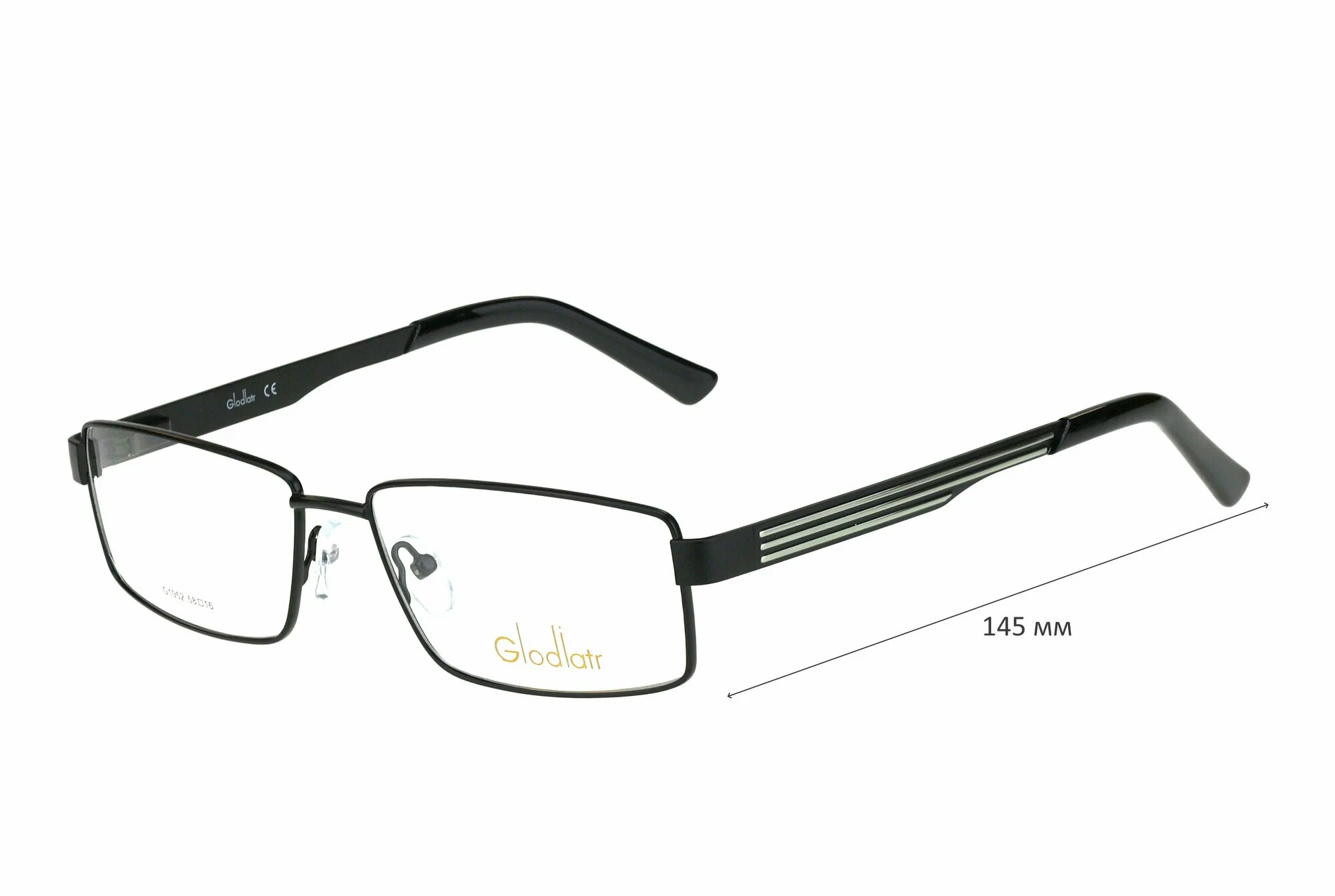 Готовые очки для зрения с футляром на магните GLODIATR мод. 1952 Цвет 6 с линзами ECOPLUS 1.56 HMC -2.50 РЦ 66-68