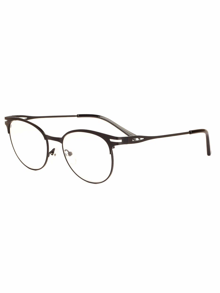 Готовые очки для чтения черные с диоптриями +3.00 футляр